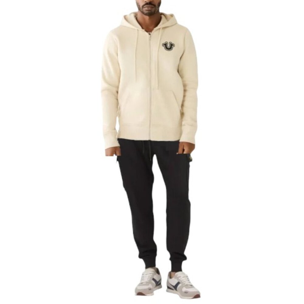 True Religion 2 PC Sweatsuit Mens Size M Fleece Tracksuit Matching Outfit Set